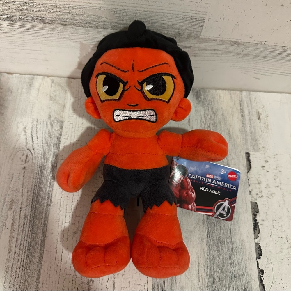Marvel Captain America Red Hulk Plush NEW